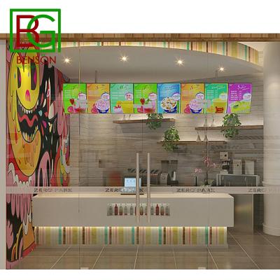 China Juice Kiosk Ice Cream Kiosk High End Decoration Fruit Design Mall Fruit Design Mall Pancake Kiosk Modern Luxury Design for sale