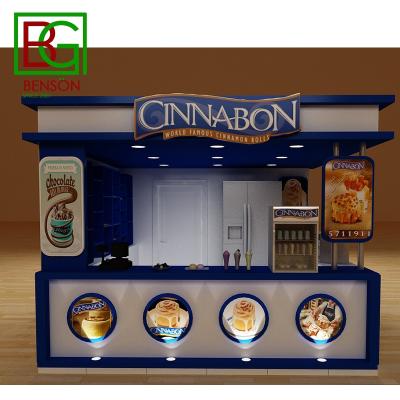 China Multi function cafe kiosk design coffee kiosk display stand fast food kiosk for sale for sale