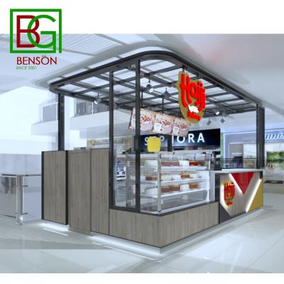 China Mall Wholesale Cake Display Kiosk Retail Cupcake Shop Display Kiosk Fast Food Kiosk Decoration for sale