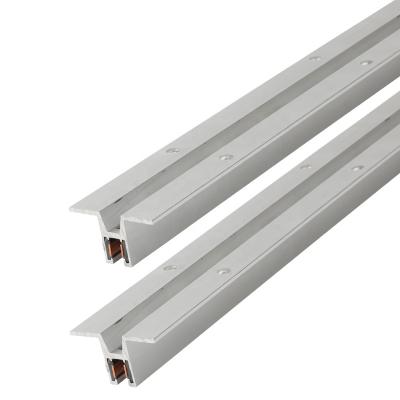 China DC12V/24V Internal Power Rail Aluminum Alloy Shelf Lighting System Power Rail 8608 for sale