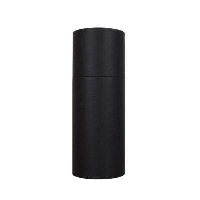 China Biodegradable Black Kraft Cardboard Tube For Perfume Bottles Pencil Cases Small Gift Container With Lid Can Wrap Customized for sale