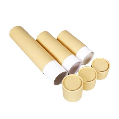 China Cylinder Box Cardboard Tea Paper Tube Food Grade Eco Friendly Biodegradable Paper Tube For Coffee Loose Cosmetic for sale