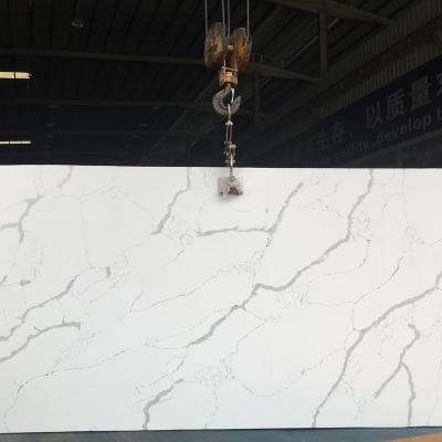 China Modern high quality white artificial quartz stone slabs for sale