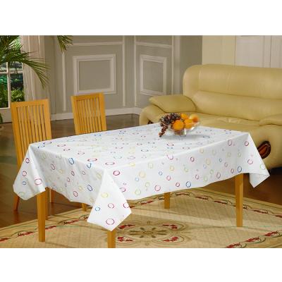 China Non Woven Fabric Waterproof Composite Tablecloth For Home Rectangular Washed Soft Custom Tablecloth for sale