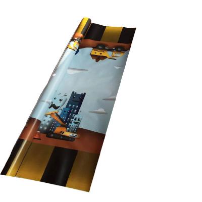 China Factory Supply Moistureproof Customized All Kinds Design Print PVC Film Roll For Rain Coat Table Cloth And Wallpaper for sale