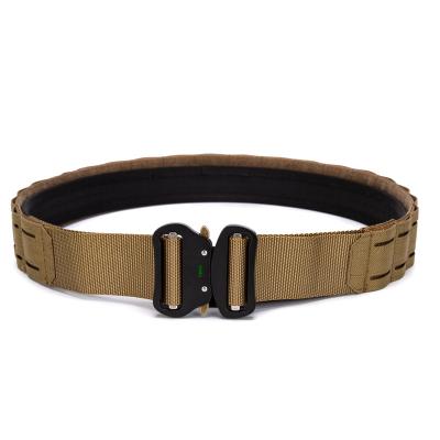 China Laser cut outdoor molle system GAG equipo tactico nylon laser cut durable belt tactical belts for men for sale