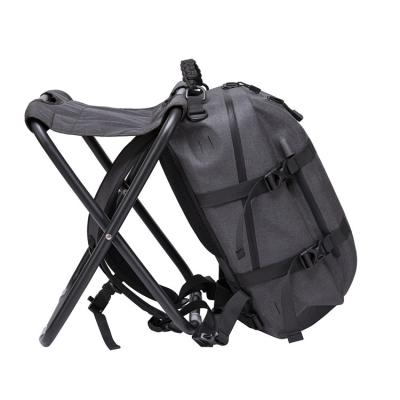 China Outdoor Full Waterproof Chair Backpack GAF Chair Fishing Tackle Multifunctional Steel Detachable Detachable Rise Backpack for sale