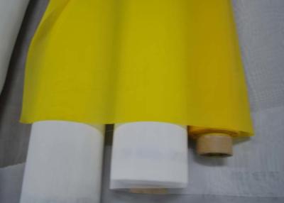 China Yellow 100% Polyester Silk Bolting Cloth Plain Weave With 1.15-3.6m Width for sale