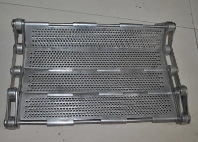 China Kundenspezifisches Metallkettenedelstahl-Latten-Platten-Verbindung Mesh Bakery Conveyor Belt, galvanisierter Stahl des 304 316 Kohlenstoffstahls zu verkaufen