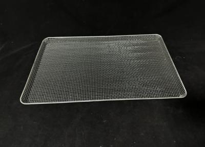 China Customized Stainless Steel Drying Tray Woven Wire Mesh Tray Food Dehydrator Tray For Drying for sale