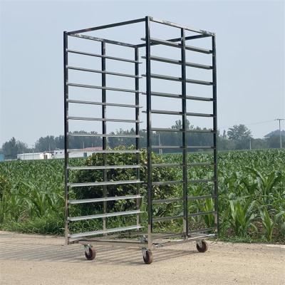 China Customzied Size Drying Tray Rack Cart Trolley 201 304 Stainless Steel Baking Drying Cart Trolley for sale