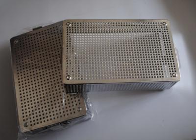 China 28x20x6cm Sterilization Metal Wire Basket Autoclave Stainless Steel 304 316 316L for sale