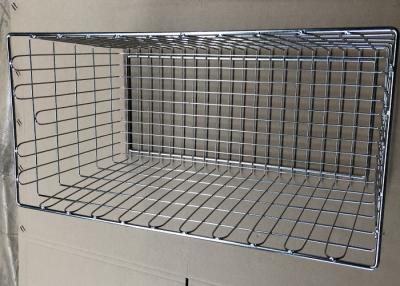 China FDA Decorative Iron Organizer Wire Mesh Baskets / Metal Storage Basket for sale