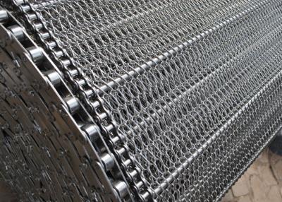 China Bakery Oven Heat Resistant Spiral Wire Conveyor Mesh Belt for sale