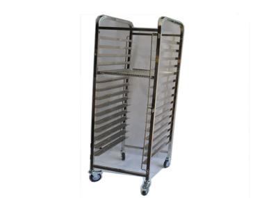 China Stainless Steel Double 620MM Drying Carts With Trays for sale