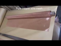 Faraday Cage 100 150 200 Mesh 99.99% Pure Copper Wire Mesh