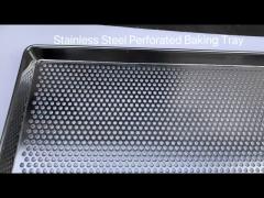 Customized Size Stainless Steel Perforated Baking Drying Tray