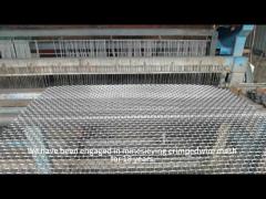 Mild Steel 45# 65Mn Plain Weave Crimped Wire Mesh Mine Sieving Mesh