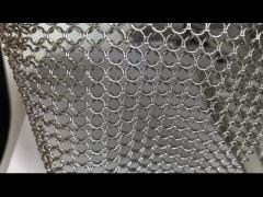 Stainless steel welded ring mesh protective chian mail mesh screen 