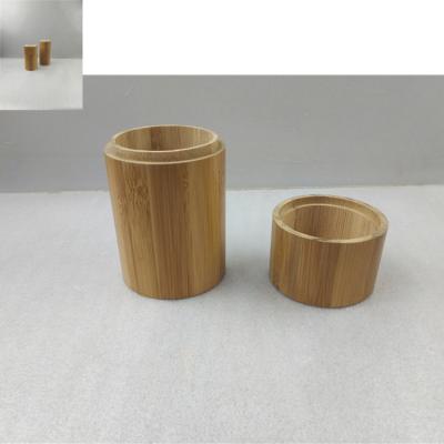 China Handmade Round Bamboo Wooden Tea Packing Boxes for sale