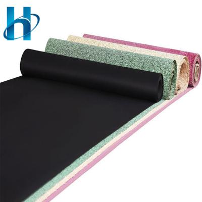 China Wholesale Non-odor Shock Absorption Rubber Floor Rolls Long Life Used Gym Flooring Shock Absorption Rubber Roller Rubber Flooring for sale