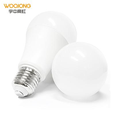 China WOOJONG residential plastic+aluminum+pc residential white led lampmanual button led bulb for sale