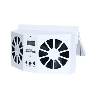 China Energy Saving Air Purifiers Solar Powered Air Conditioner ABS Car Window Fan Car Front/Exhaust Fan Solar Powered Rear Window for sale