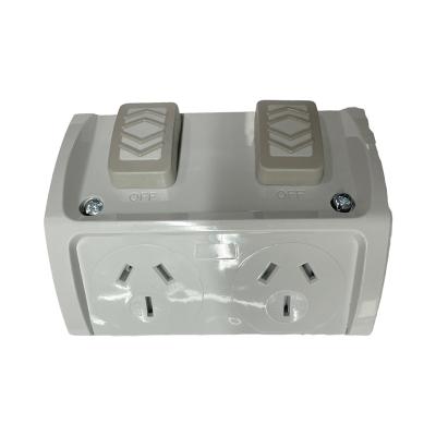 China White Single Touch Power Point Power Point Wall Switch Electrical Outlet Easy Installation for sale