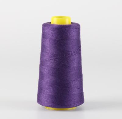 China 20S/9 Wholesale High Quality Thick Material Employee Abrasion-Resistant Spun Polyester Sewing Thread Cotton Yarn for sale