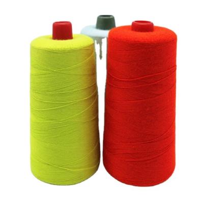 China Wholesale High Temperature Resistant Cotton Sewing Yarn Tenacity Thread Cotton High Sewing 20S/2 1500 yards For Leather Products for sale