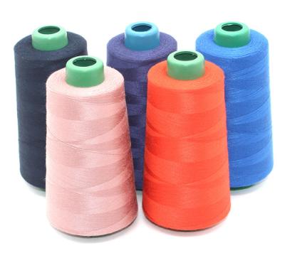 China Low MOQ High Quality Abrasion-Resistant Multicolor Yarn Polyester 20s/2 40s/2 60s/2Polyester Core Poly Spun Sewing Thread for sale