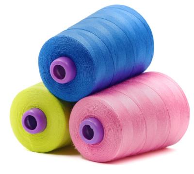 China Customized Colors Abrasion-Resistant Thread Manufacturer Offer Colorful Polyester Polyester Poly Core Spun Sewing Thread for sale