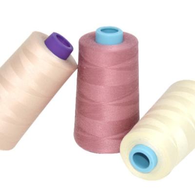 China 2022 High Quality China Factory Manufacturer Offer Colorful Polyester Core Abrasion-Resistant Poly Spun Sewing Thread for sale