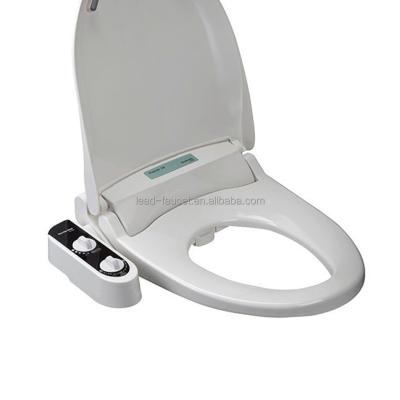 China Dual-Flow Easy Installation Toilet Seat Cover With Dual&Self Cleaning Spout Works Bidet With Seat Cover for sale