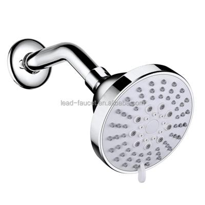 China Without Switch 4inch Mutil Function Bathroom Hotel ABS Waterfall Shower Head for sale