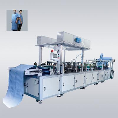 China Hotels Non Woven Surgical Gowns Making Machine Full Automatic Disposable for sale