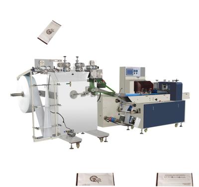 China High Speed ​​Automatic Hotels Single Wet Tissue Wipes Packaging Machine Wet Wipes Making Machine for sale