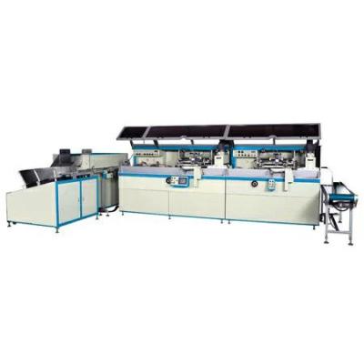 China two colors automatic screen printer for cylindrical bottles for sale