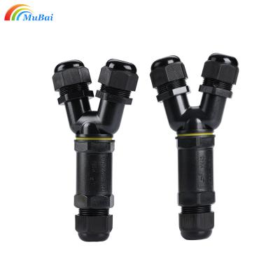 China Factory Wholesale M20 M25 Ip68 Factory Wholesale LED Plastic Common Wire Terminal Waterproof Buried Waterproof Connector for sale