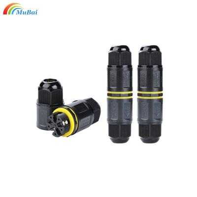 China Outdoor Waterproof LED 3 Way IP68 Junction Box Connector For Underwater Engineering Repair And Extend Power Cables for sale