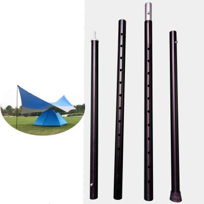 China Pipe Profile Constructure Customized Extension 6063 Aluminum Camping Tent Tube / Anodized Folding Adjustable Outdoor Pipe Pole / Telescopic Tarp Pole for sale