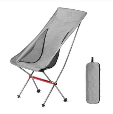 China Lightweight 7075 Portable Outdoor Furniture Foldable Customized Aluminum Sight Moon Camping Chair Easy-Carrying Camping For Outdoor for sale