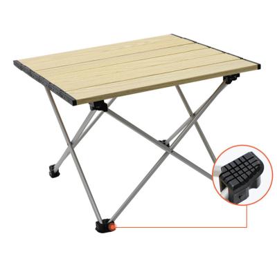 China Portable Lightweight Folding Aluminum Folding Table Easy Carry Foldable Camping Table Outdoor Beach Camping Aluminum Table for sale