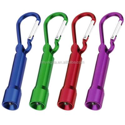 China Promotion gifts YDS1L003 led mini flashlight with carabiner for sale