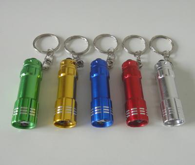 China Promotion Gifts Factory Price Mini Key Chain Aluminum Promotion 3 Led Key Chain Flashlight for sale