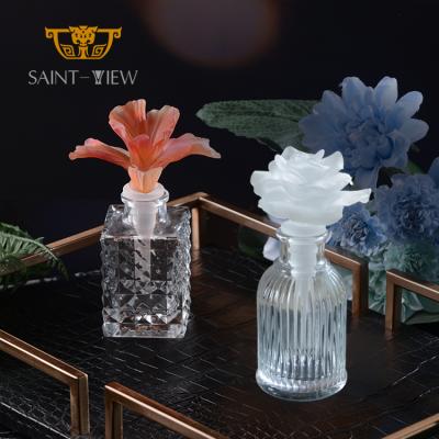 China China ON SALE Empty Glass Reusable Perfume Bottle Crystal Dresser Decoration Clear for sale