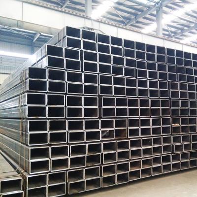 China Structure Pipe Square And Rectangular Hollow Section Pipes Black Erw Welded Steel Pipe Structure Pipe for sale