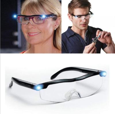 China For reading glass glasses with led reading glass light magnifier for sale