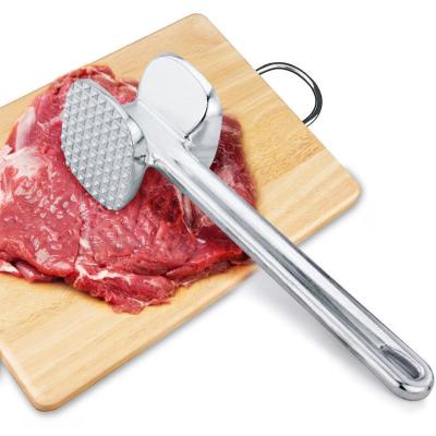 China Small Viable Double-Sided Loose Steak Hammer Steak Aluminum Alloy Steak Tool Kitchen Accessories Dropshipping for sale