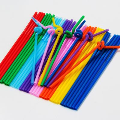 China 1Pcs 6*260mm Curvedul Whiskey Drinking Straws Extra Long Disposable Plastic Bar Tea Drinking Straws Whiskey Drinking Straws for sale